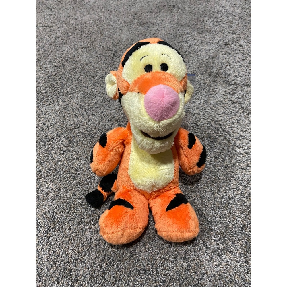 Disney Winnie the Pooh Tigger Plush Stuffed Animal Orange Black Just Play